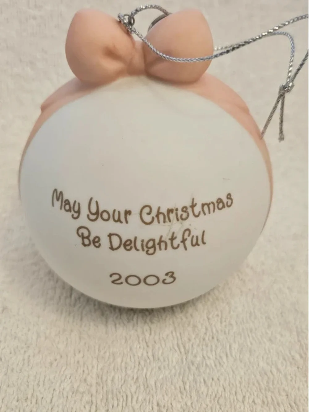 Vintage 2003 Precious Moments Avon Christmas Ornament 114982 25th Anniversary